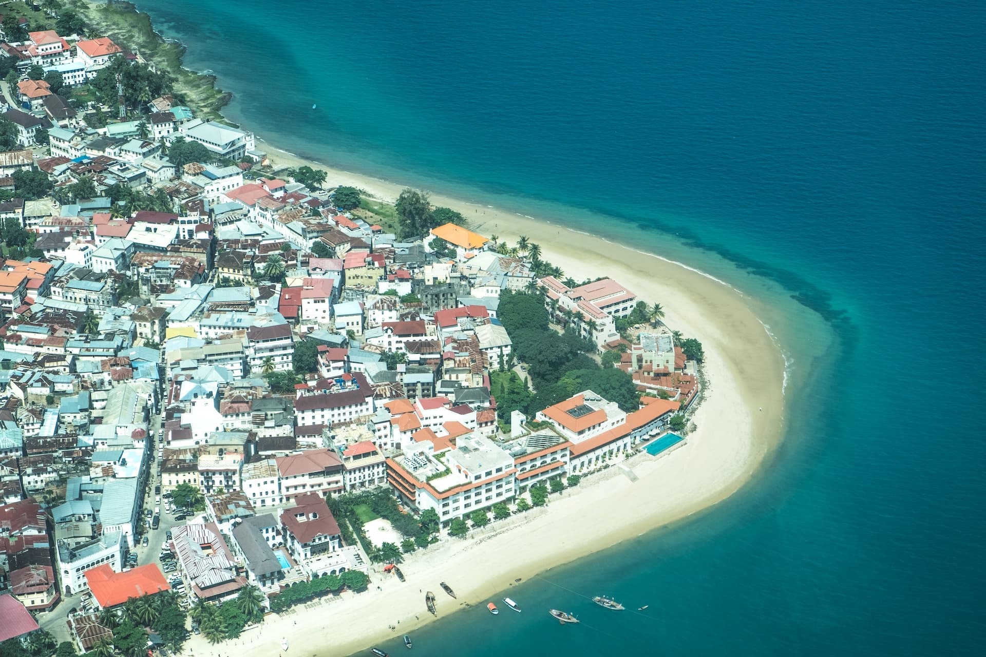 stone town felülnézetből